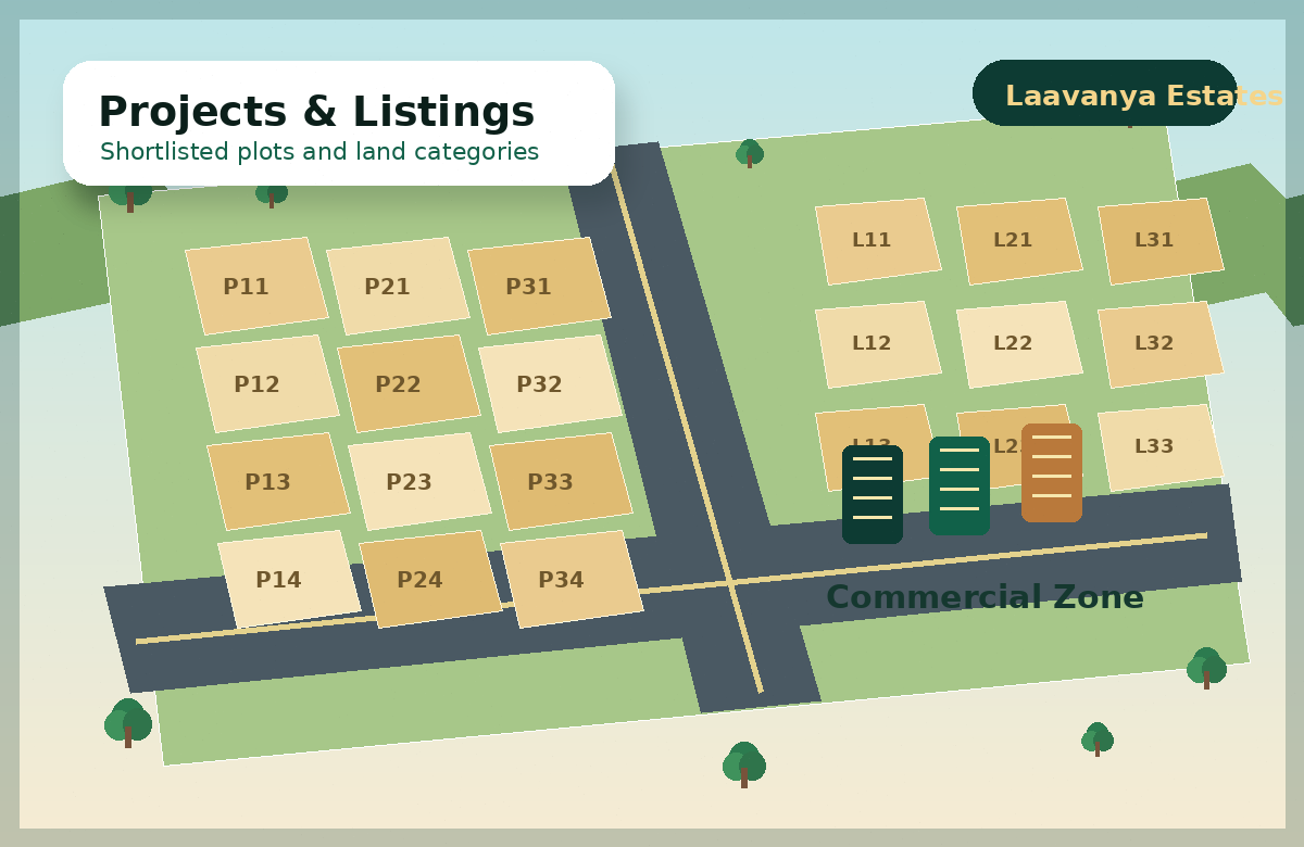 Property projects and land listings in Hajipur